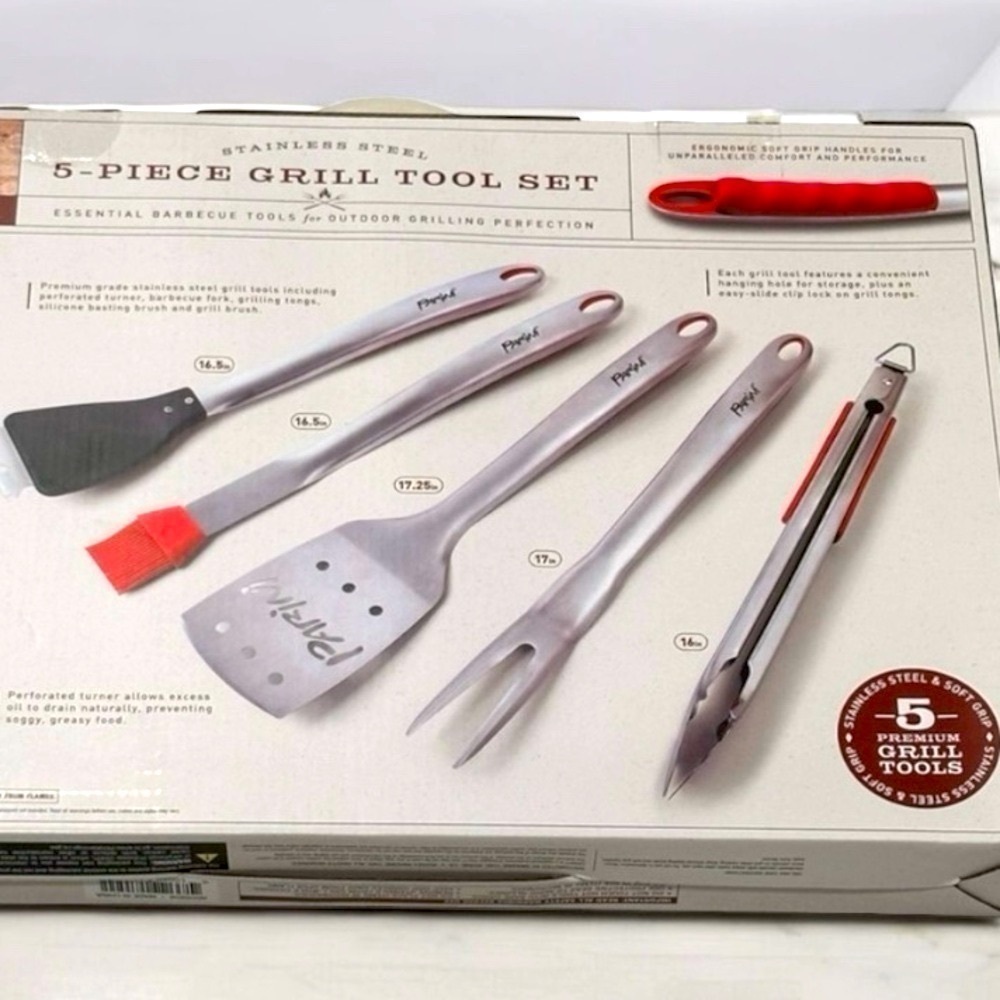 NIB! Paini 5-Piece Grill Tool Set - Picture 5 of 5